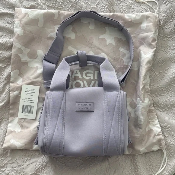 DAGNE DOVER Landon Carryall XS Dust Violet Lavender Bag - Picture 3 of 16